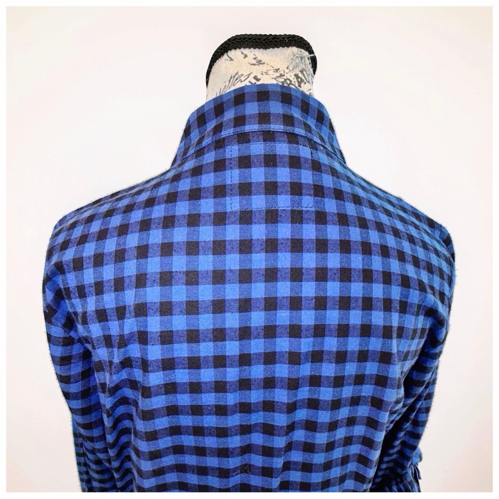 Bell Buffalo Check Dress | Size 6 | High Neck Prairie Empire | Classic - Picture 7 of 12
